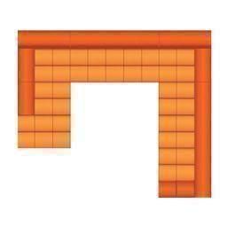 Ottomaan + 2.5 Zits + Hoek + 3 Zits