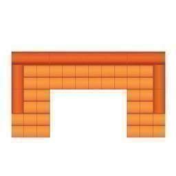 Ottomaan + 3 Zits + Ottomaan