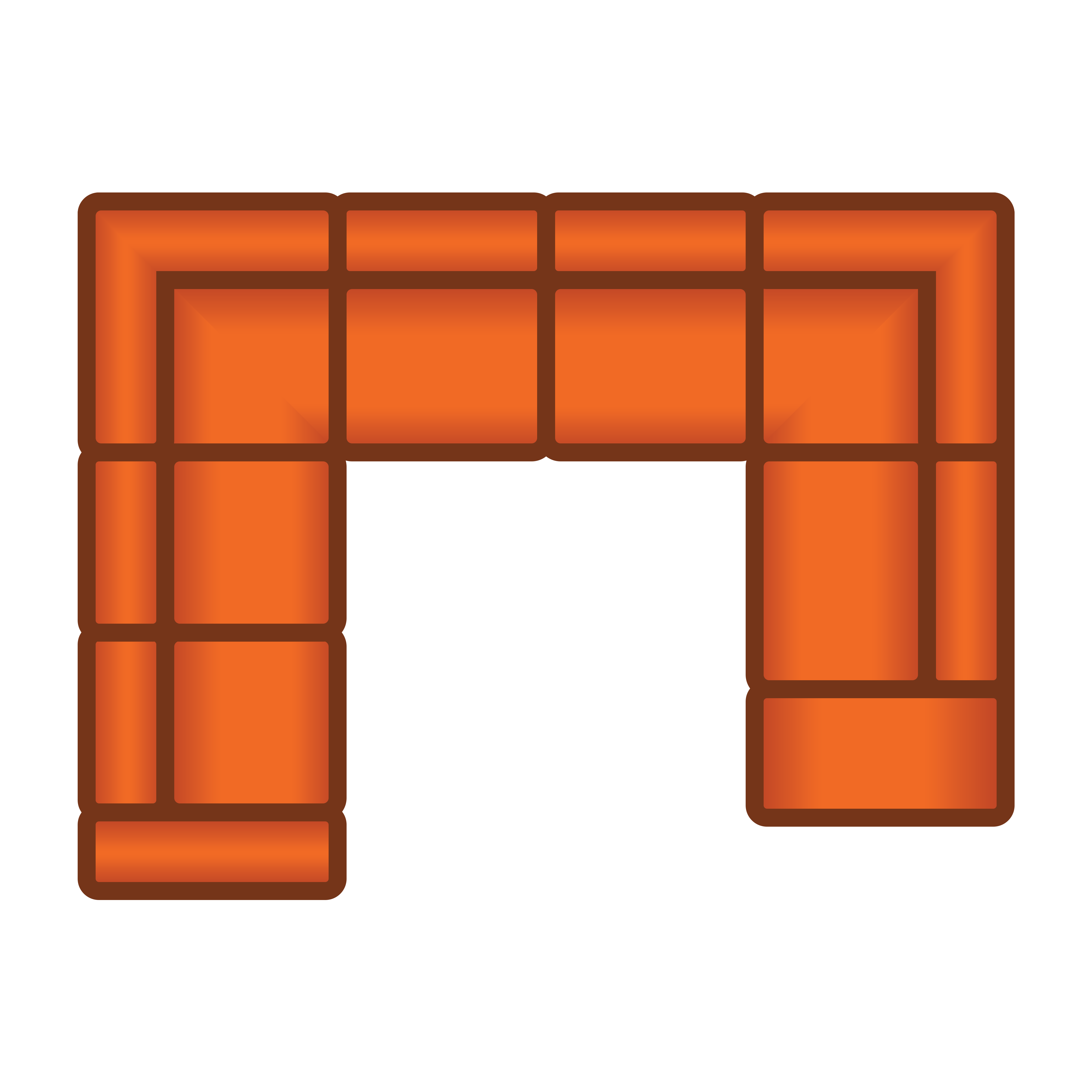 2 Zits + Hoek + 2.5 Zits + Ottomaan