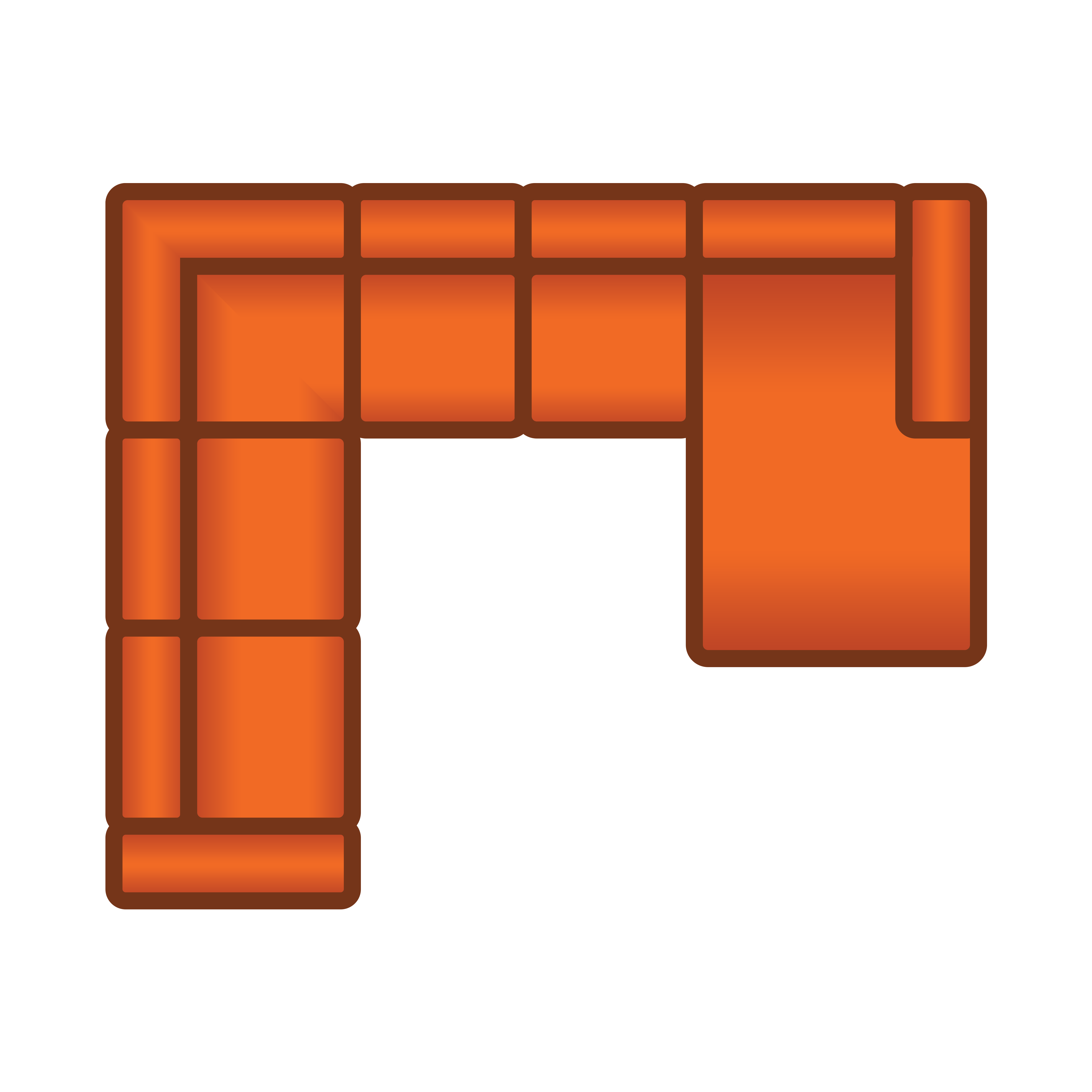 2.5 Zits + Hoek + 2 Zits + Longchair