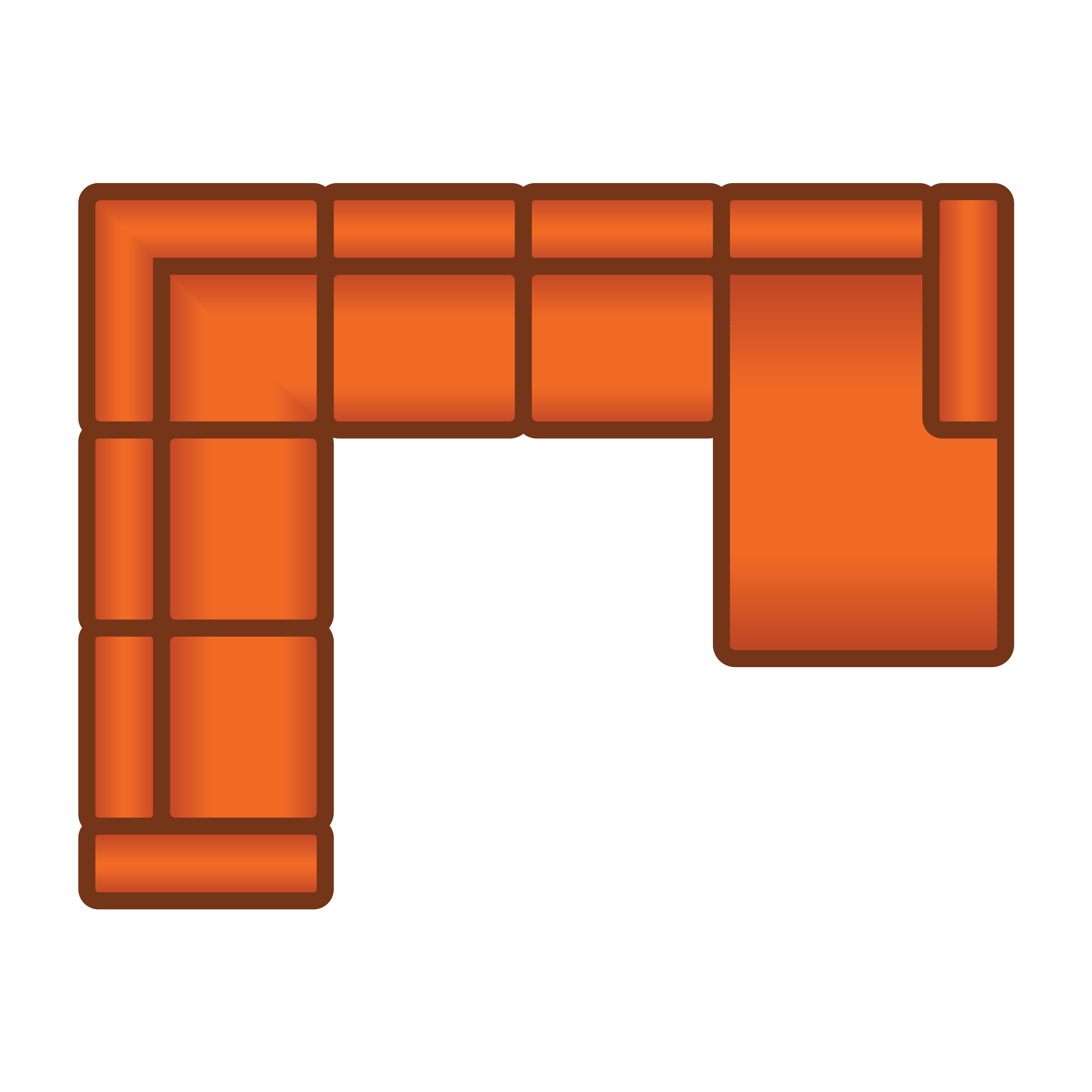 2.5 Zits + Hoek + 2.5 Zits + Longchair