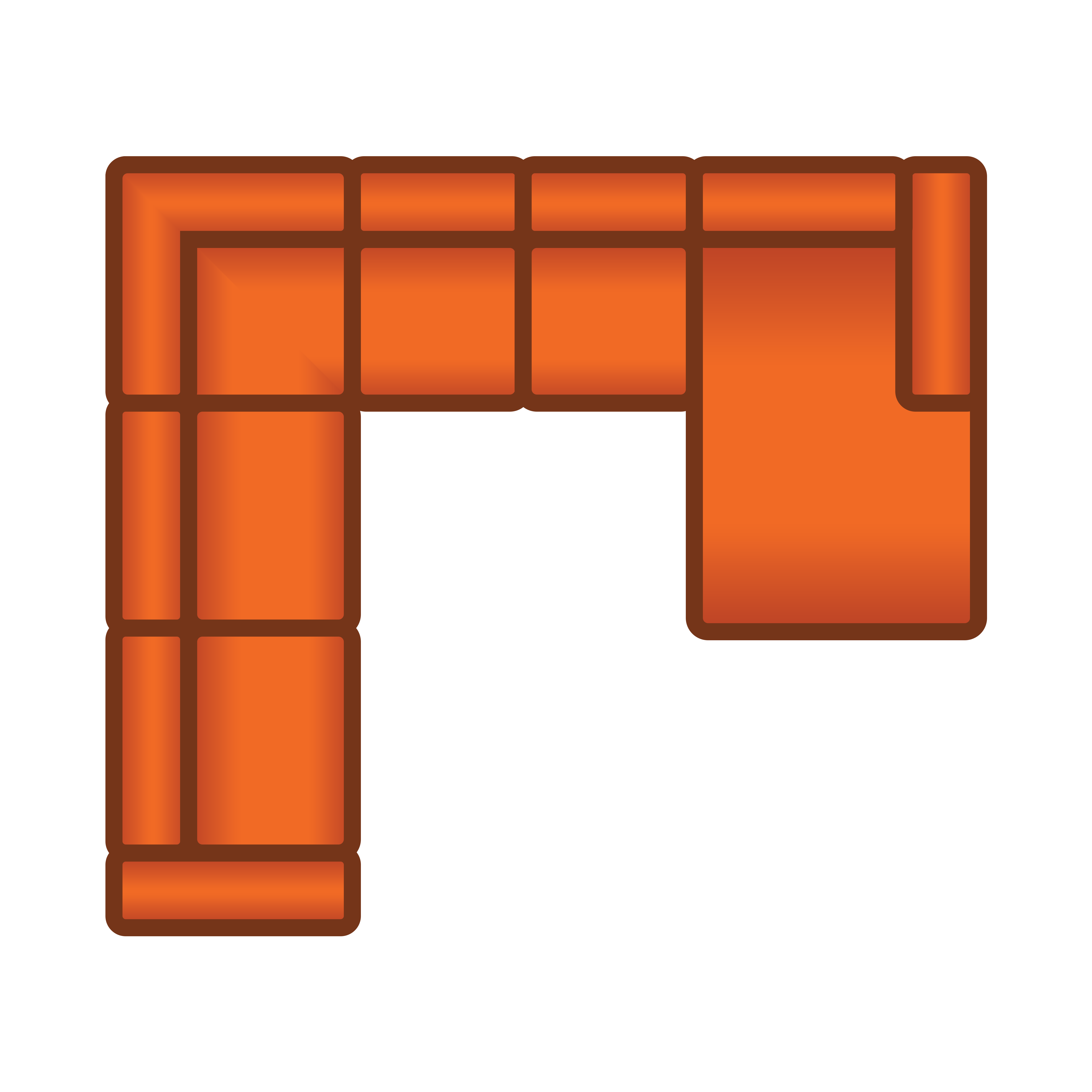 3 Zits + Hoek + 2 Zits + Longchair