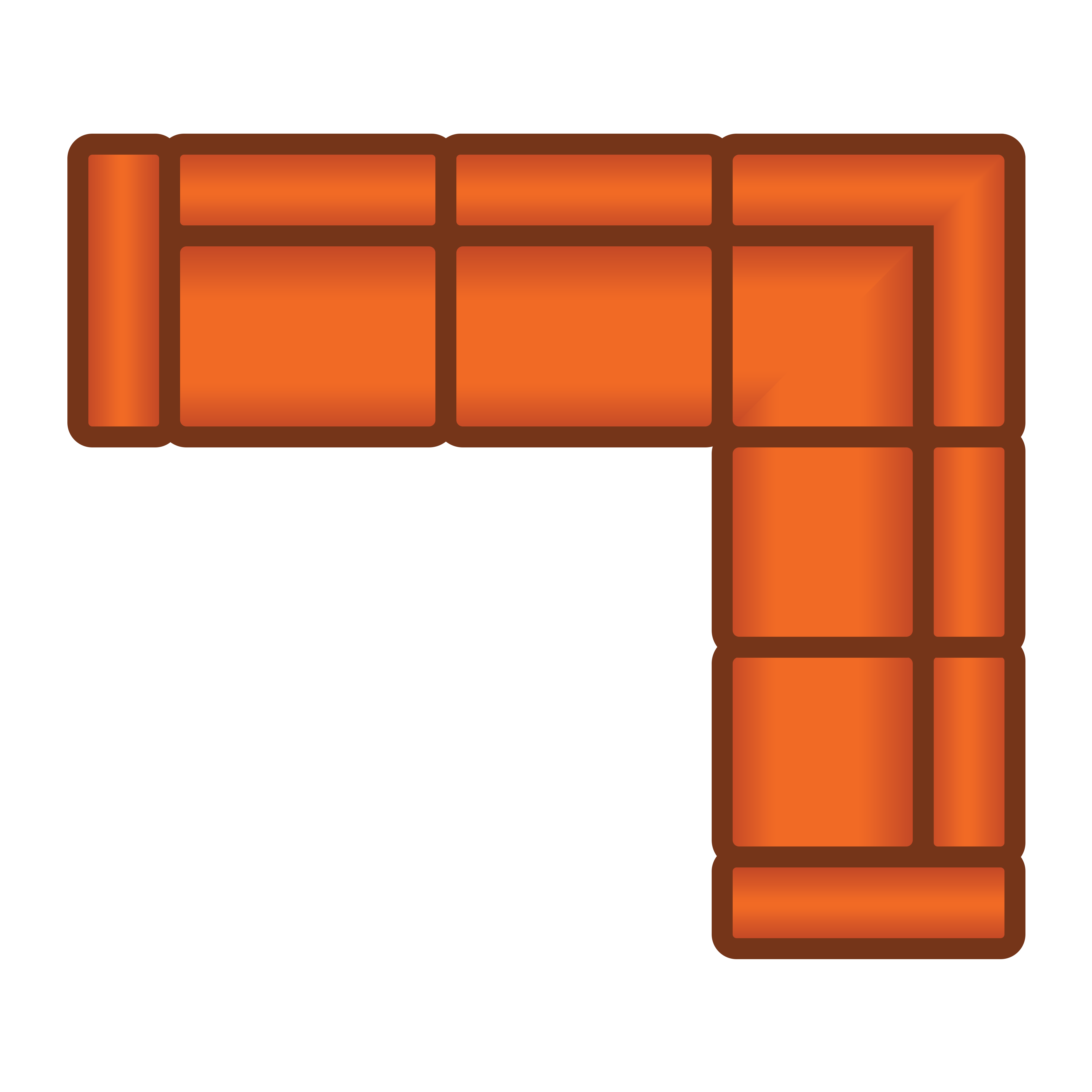 3 Zits + Hoek + 2 Zits