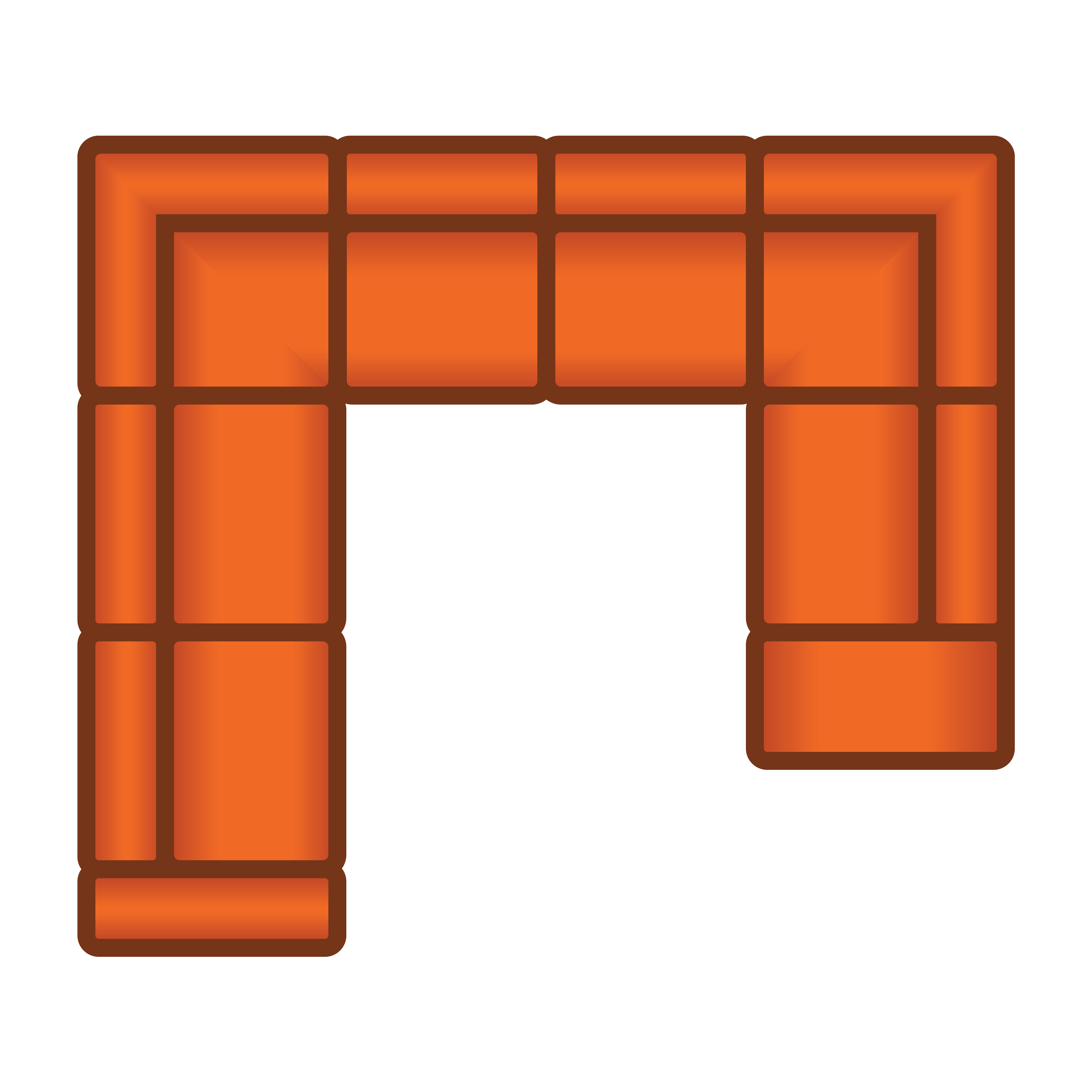 3 Zits + Hoek + 2.5 Zits + Ottomaan