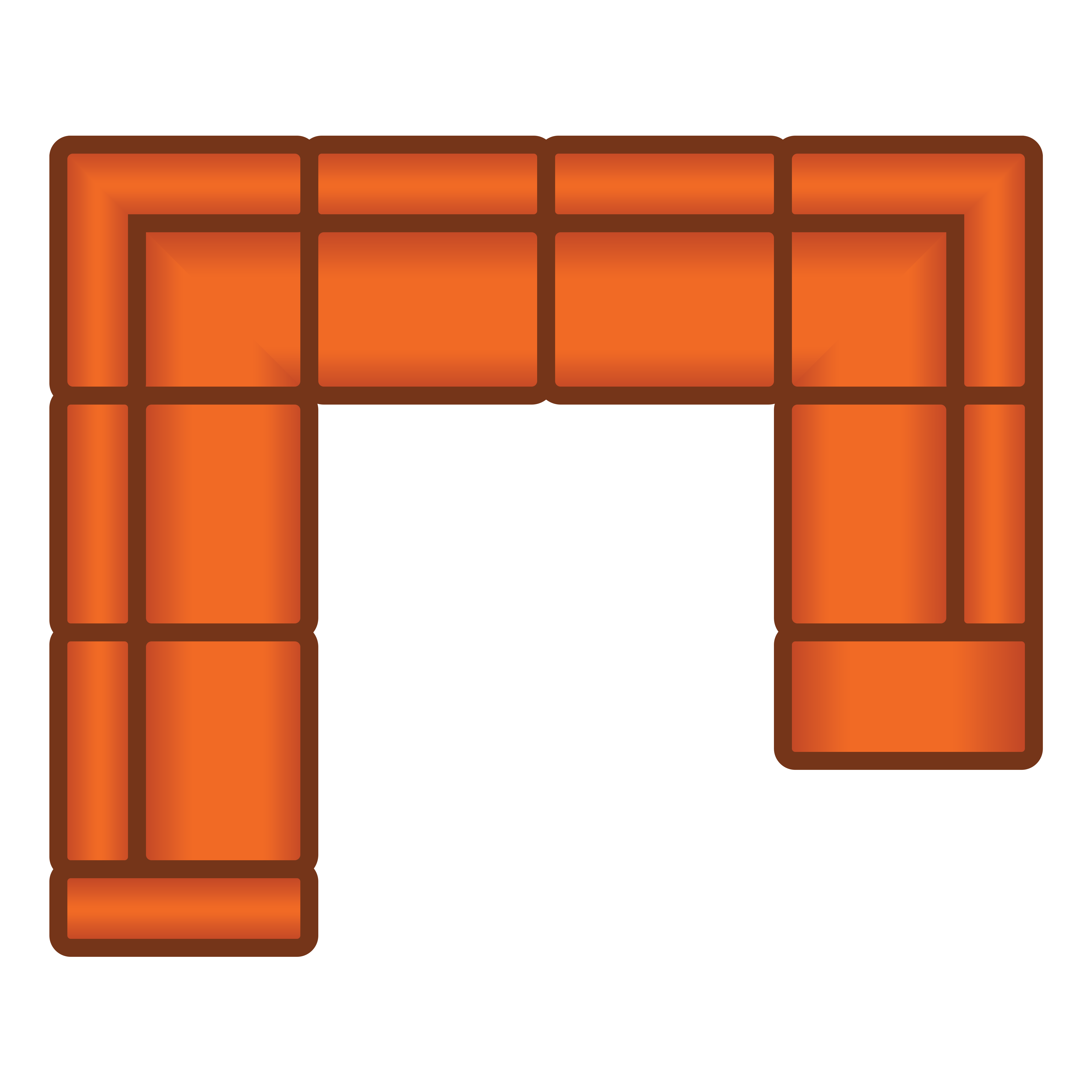 3 Zits + Hoek + 3 Zits + Ottomaan