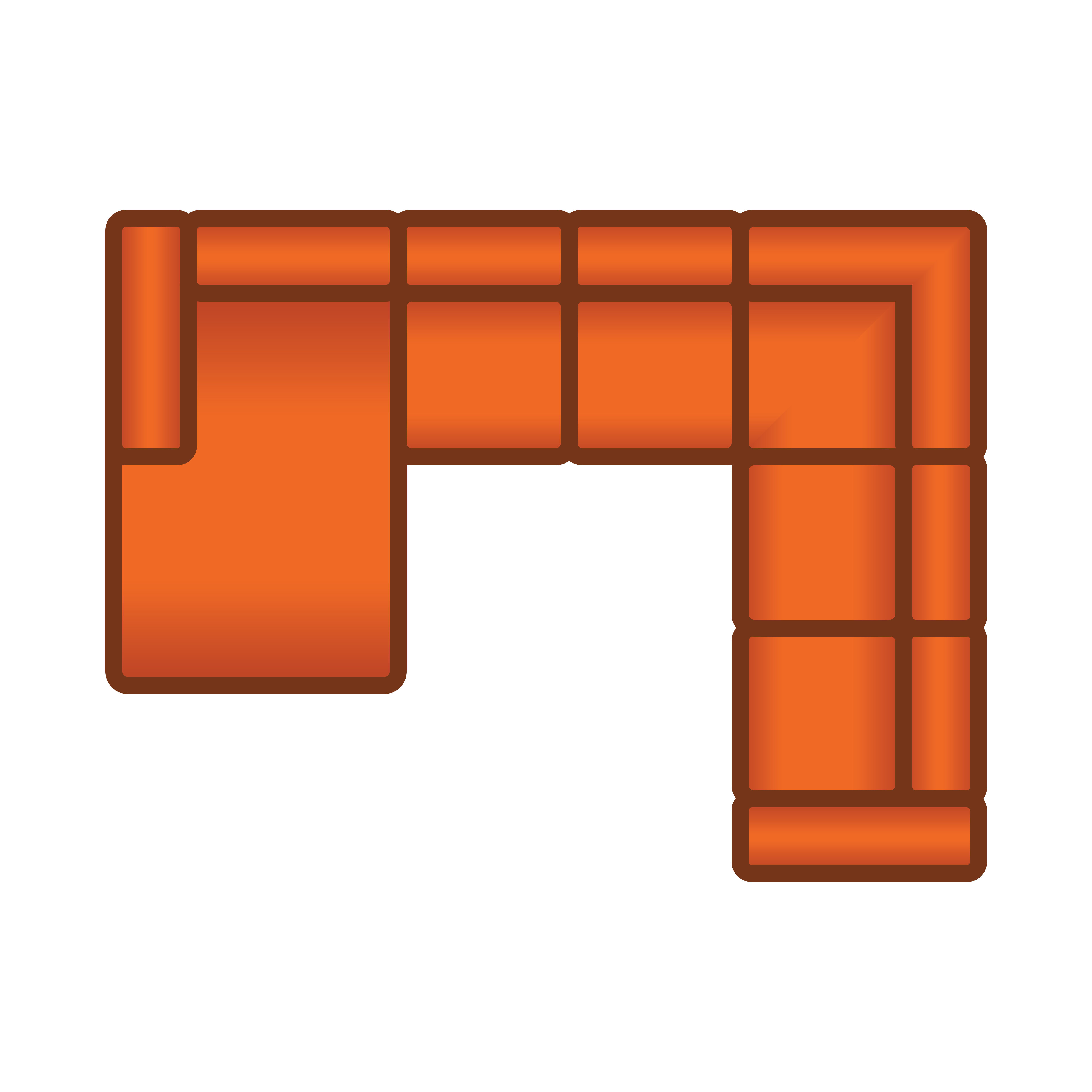 Longchair + 2 Zits + Hoek + 2 Zits