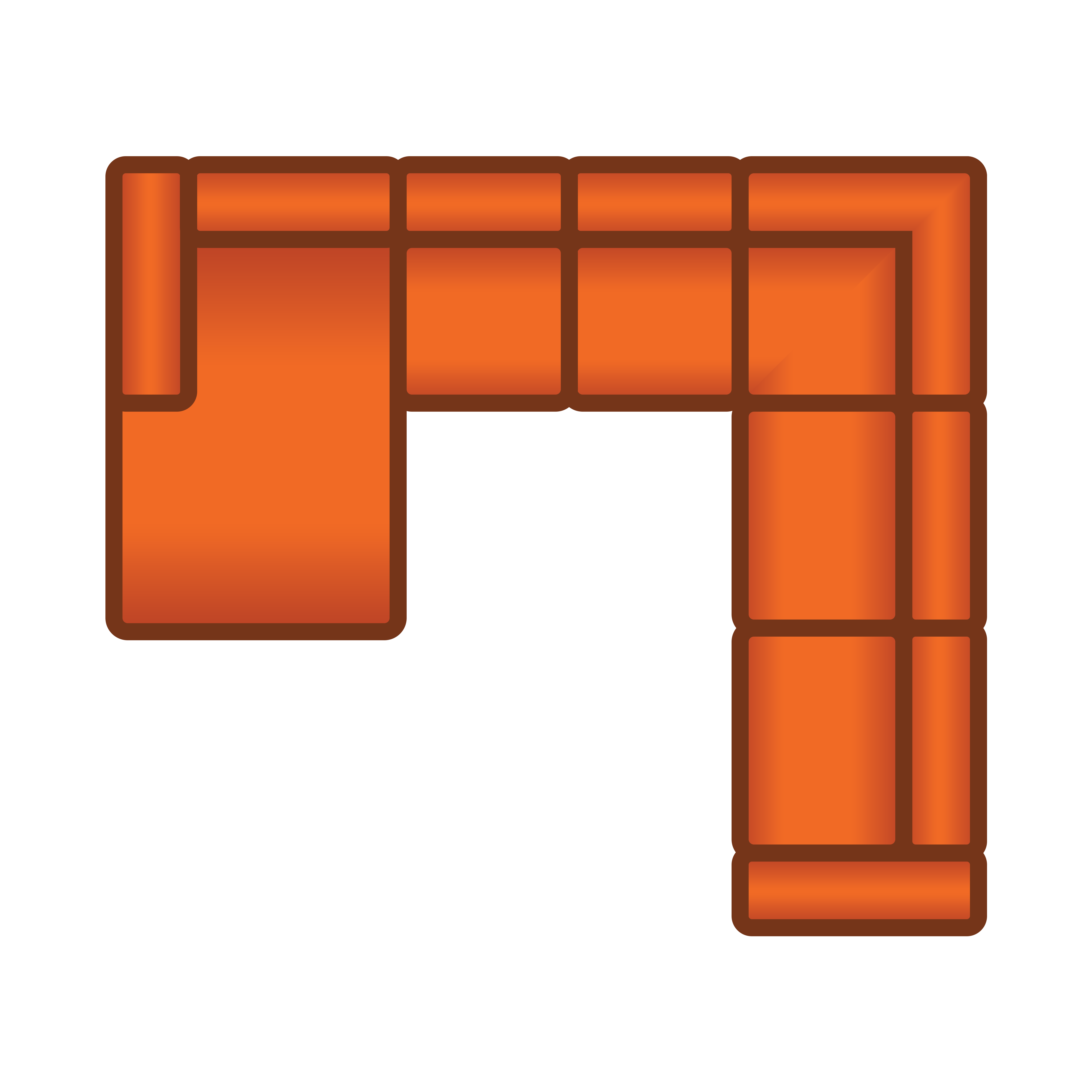 Longchair + 2 Zits + Hoek + 3 Zits