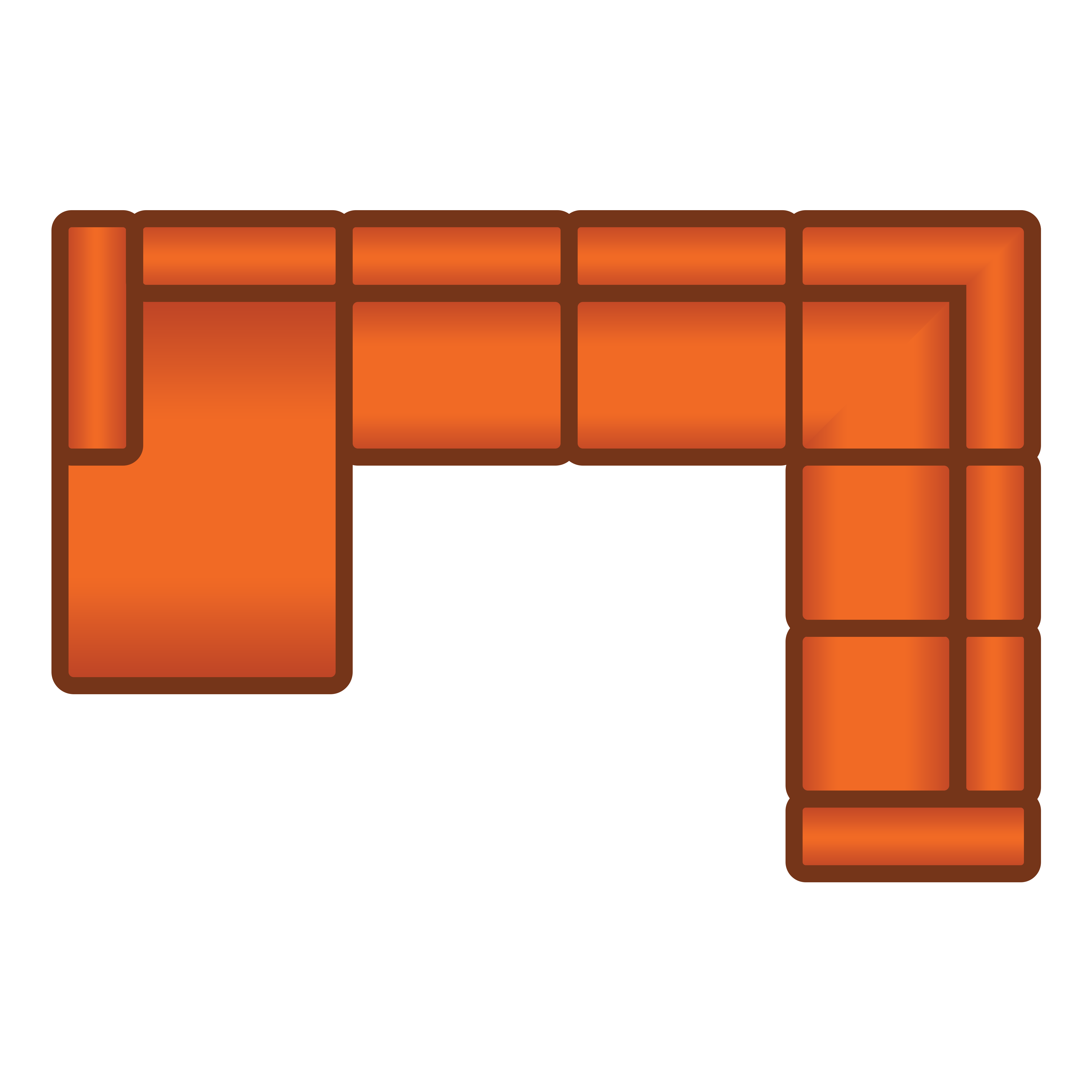 Longchair + 3 Zits + Hoek + 2 Zits