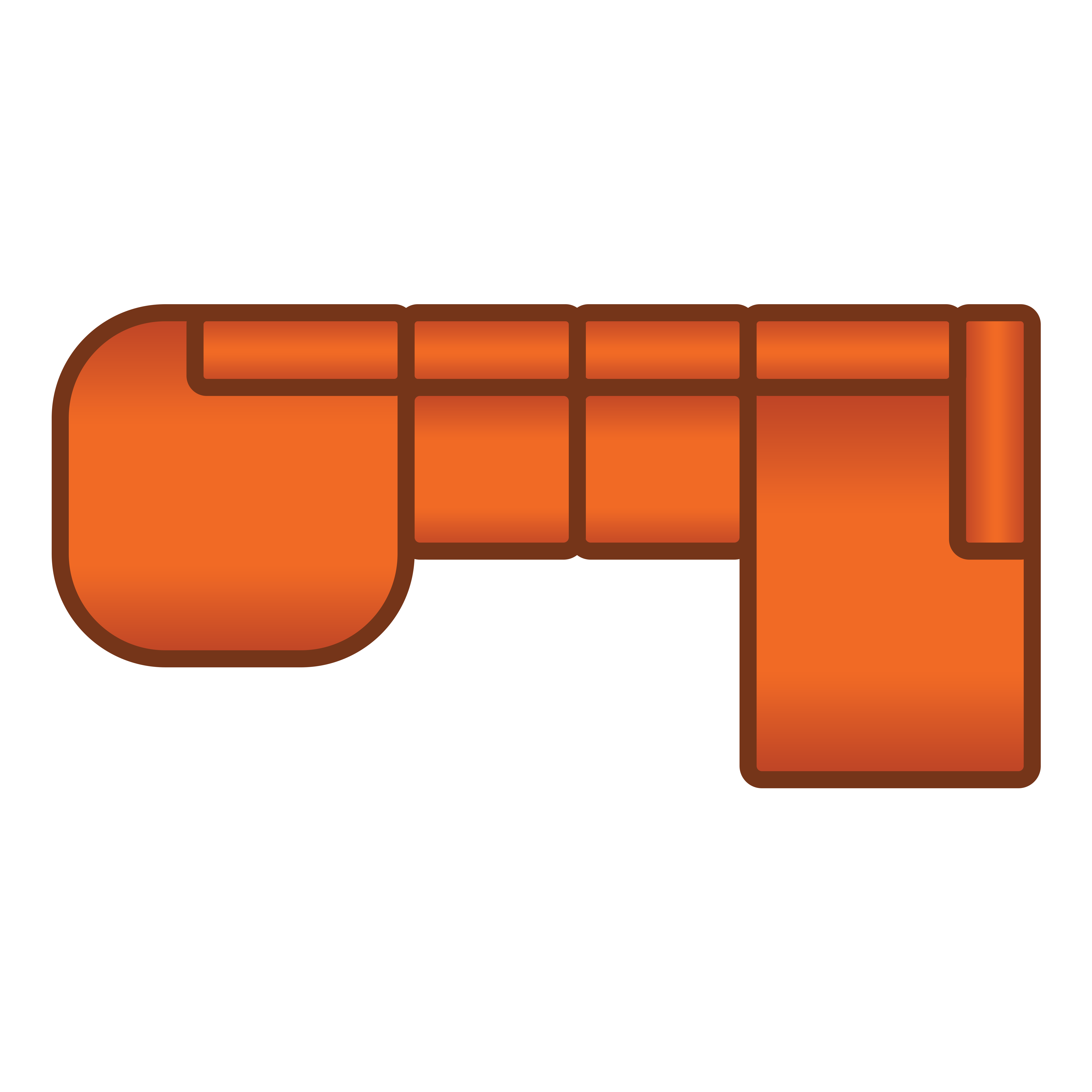 Longchair Rond + 2 Zits + Longchair