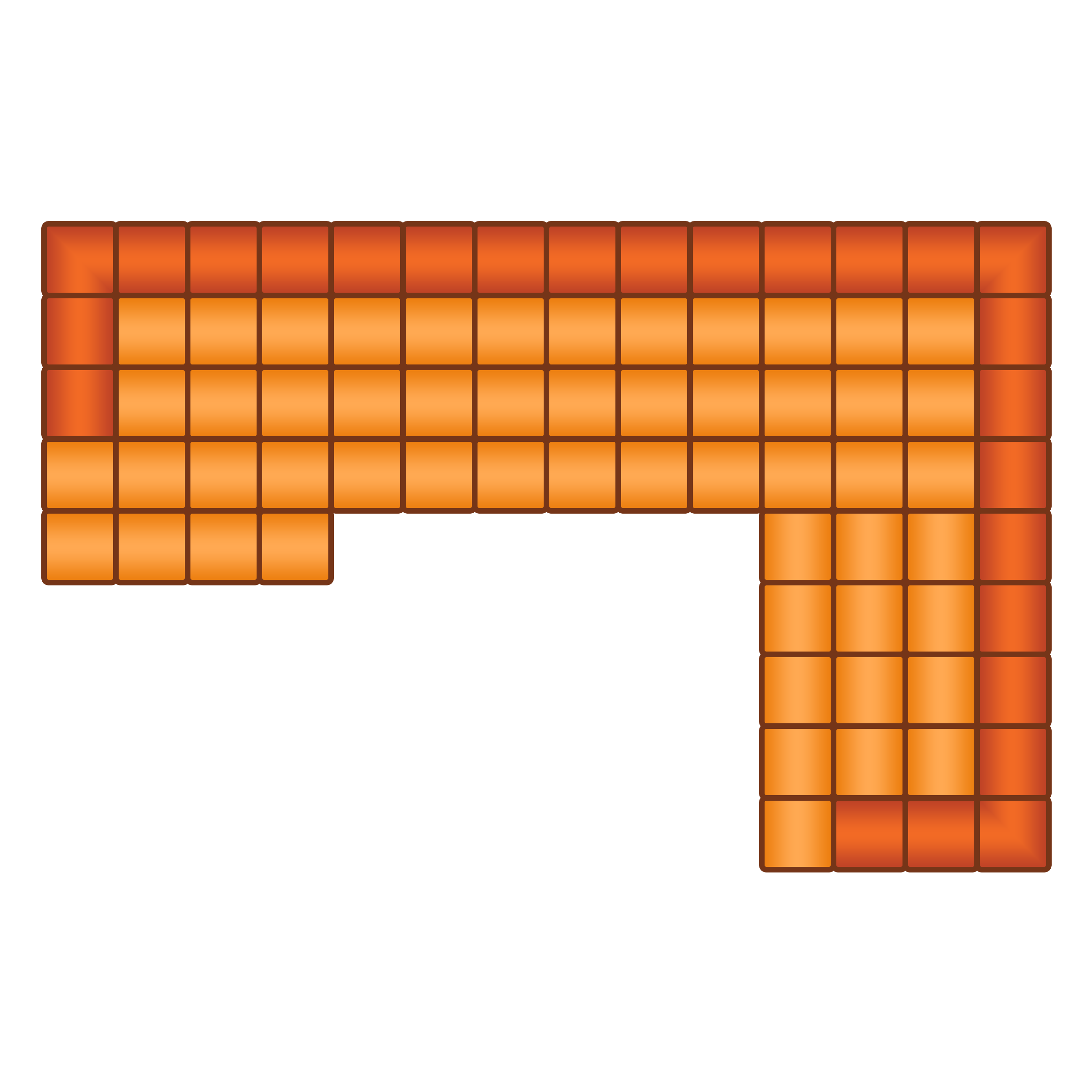 Longchair Diep + 3 Zits Diep + Hoek Diep + 2 Zits  Diep