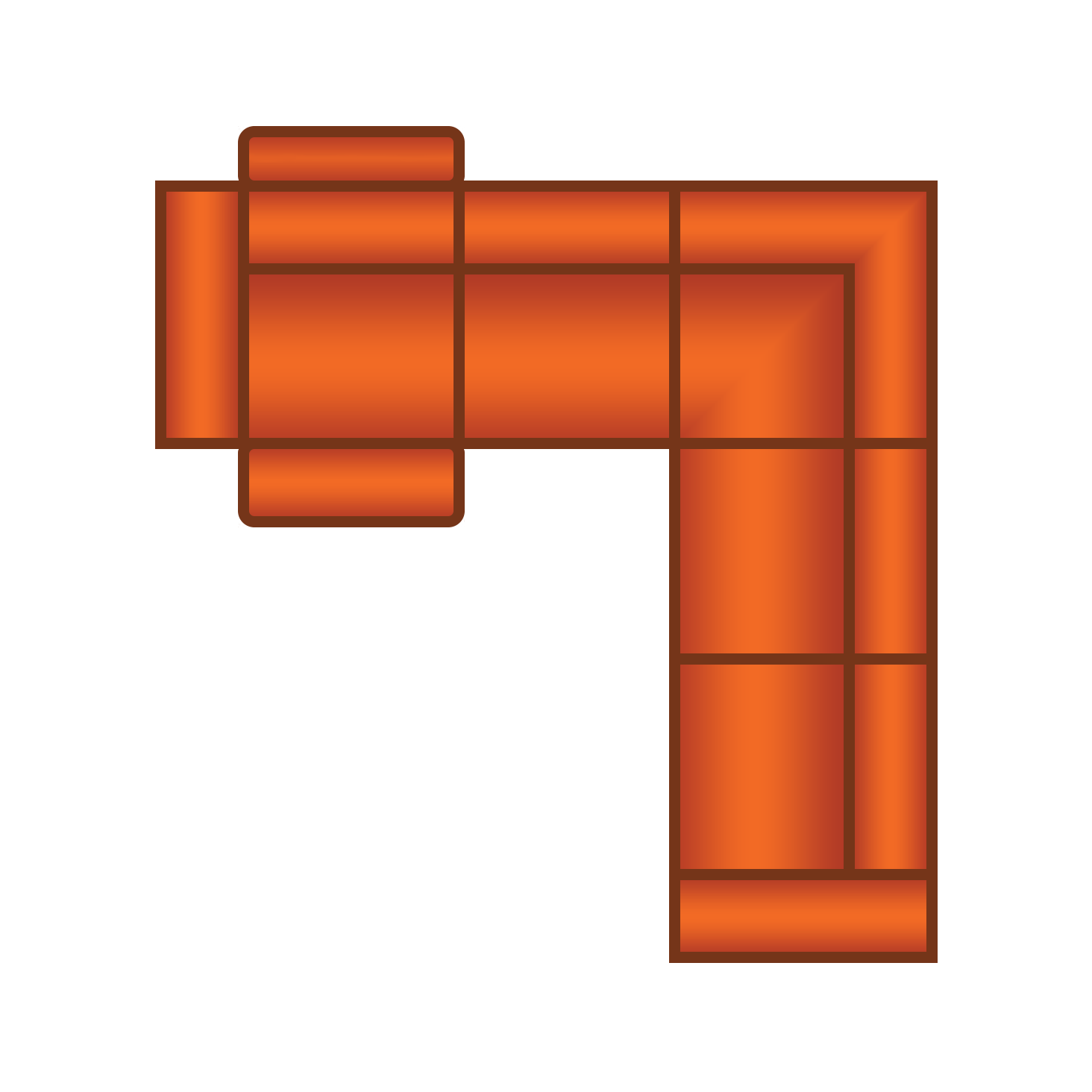 2 Zits (1x Relax) + Hoek + 2 Zits