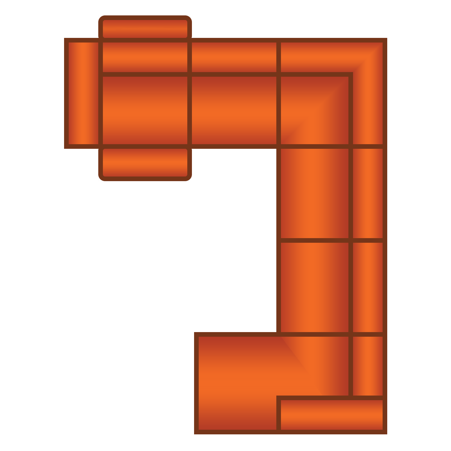 2 Zits (1x Relax) + Hoek + 3 Zits + Longchair