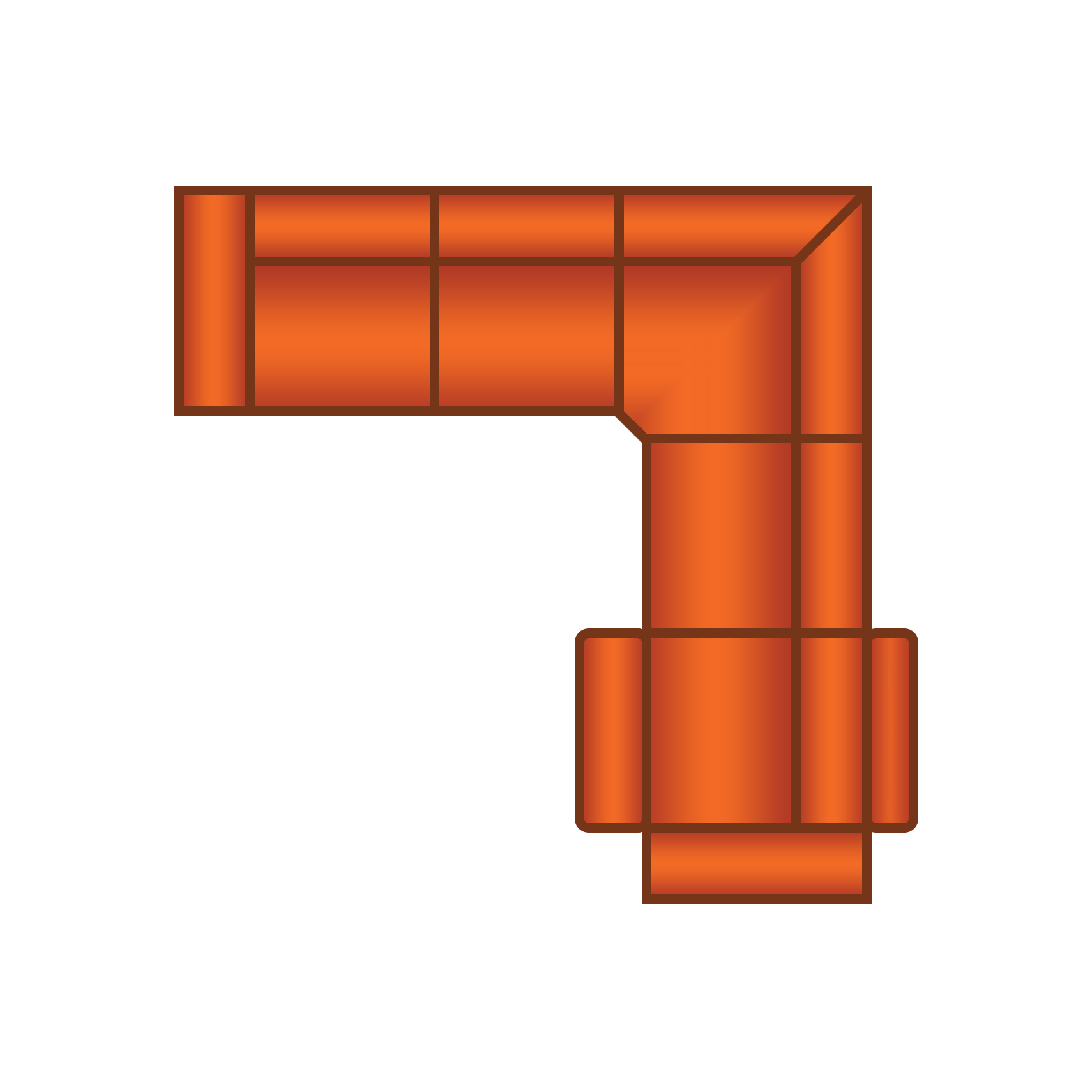 2 Zits + Hoek Groot + 3 Zits (1x Relax)