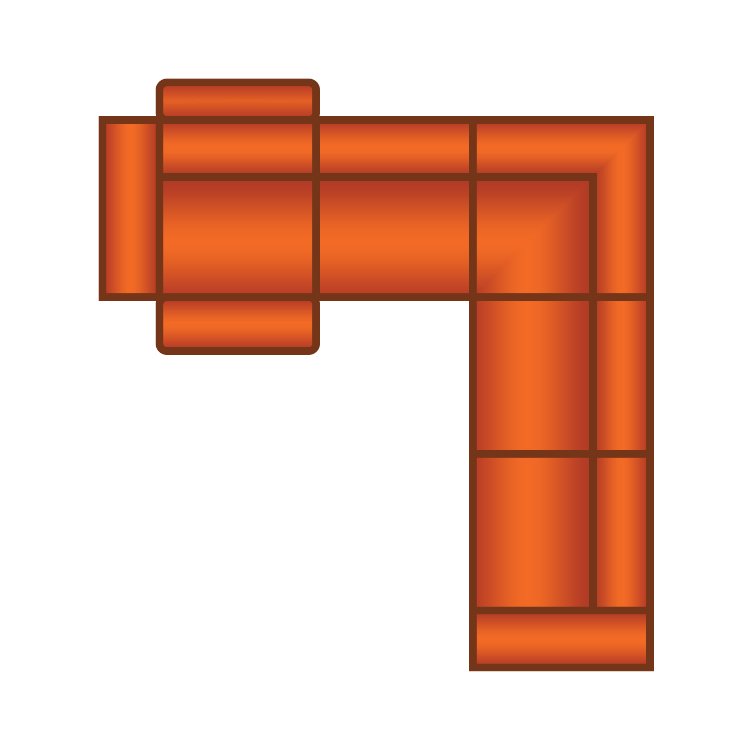 3 Zits (1x Relax) + Hoek + 3 Zits