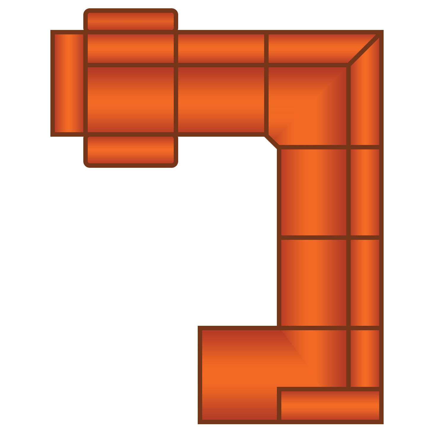 3 Zits (1x Relax) + Hoek Groot + 3 Zits + Longchair