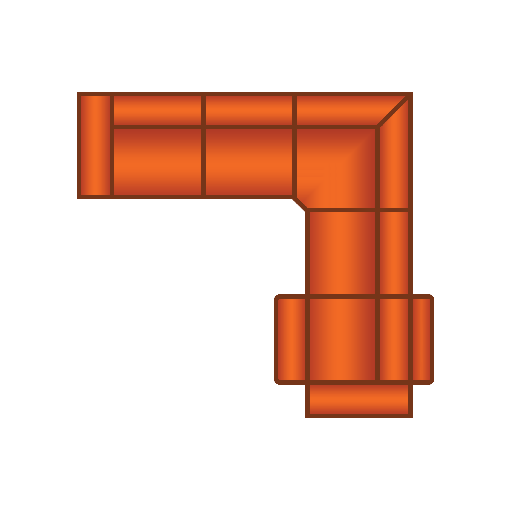 3 Zits + Hoek Groot + 2 Zits (1x Relax)