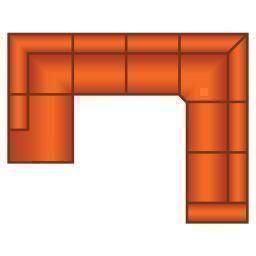 Ottomaan + 3 Zits + Hoek Groot + 2 Zits