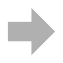 Breadcrumb icoon in grijs