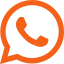 Whatsapp icoon in wit