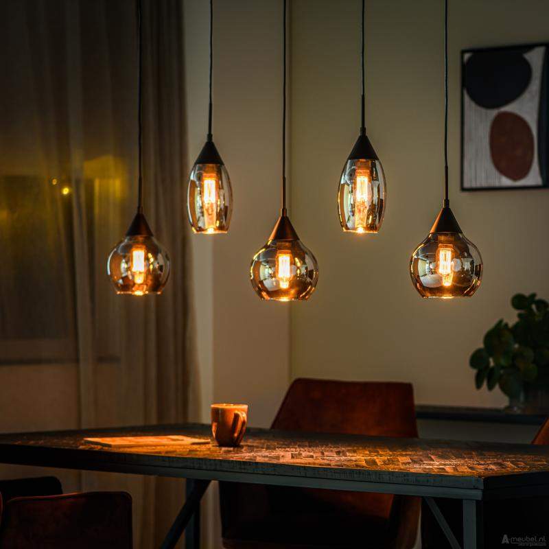 Hanglamp 5-lichts Lola