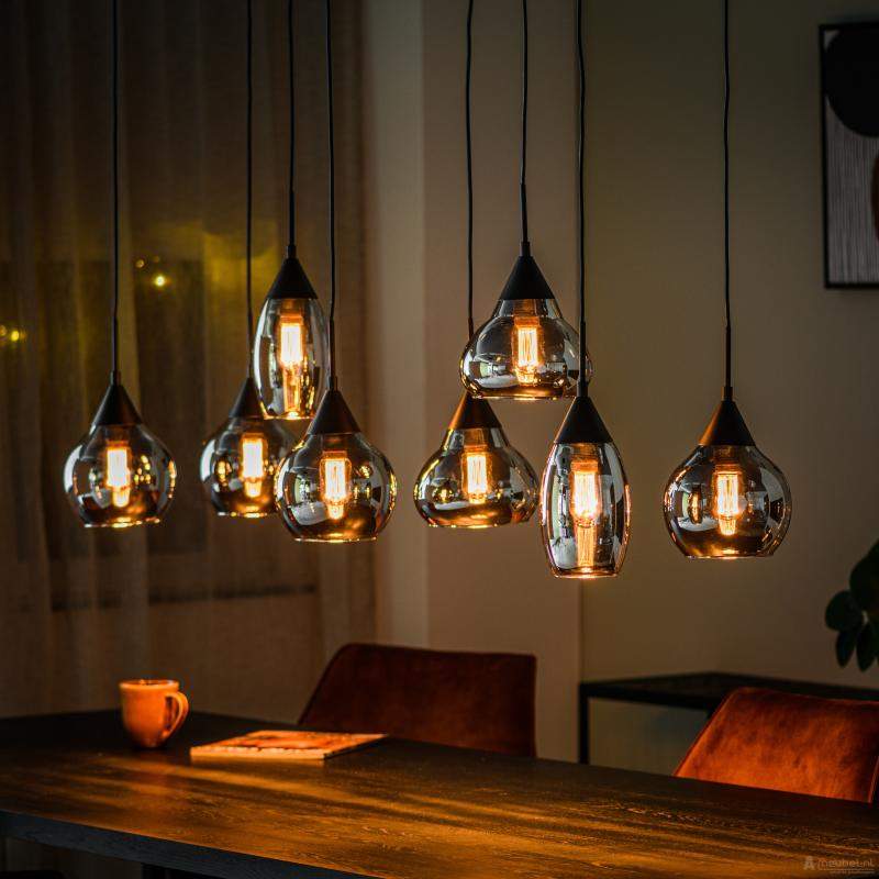 Hanglamp 8-lichts Lola