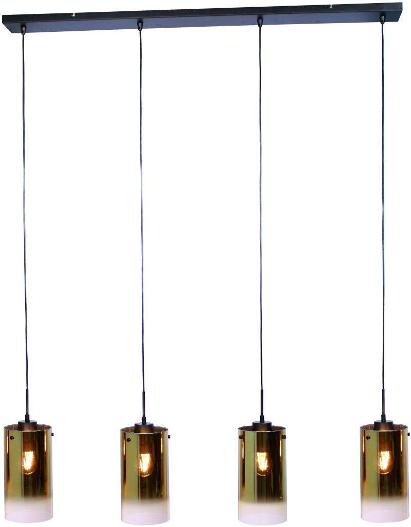 Hanglamp 4 lichts Goud