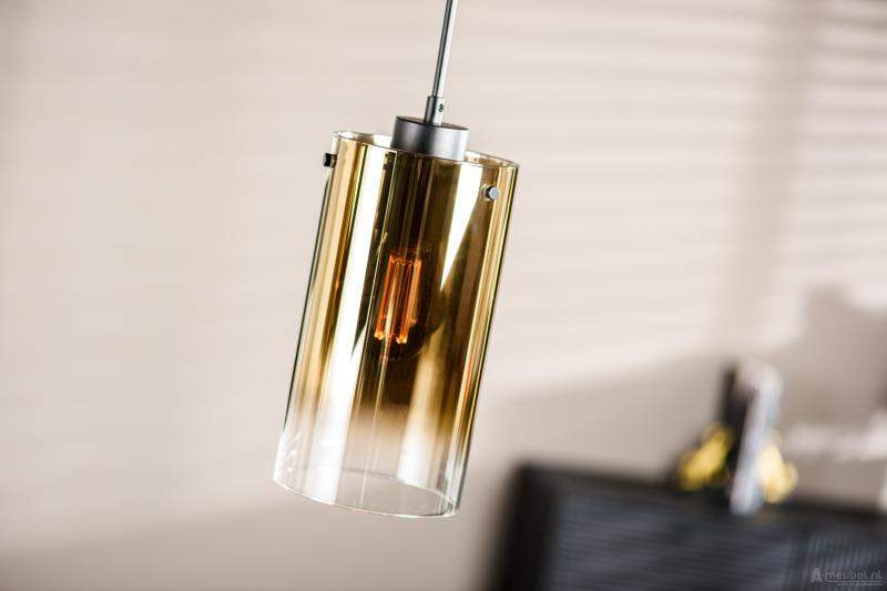 Hanglamp 4 lichts Goud