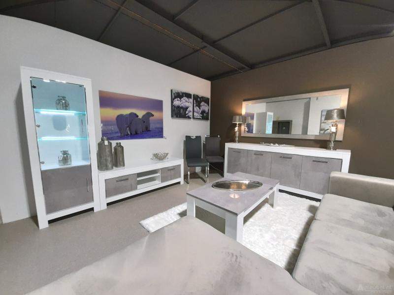 Marknesse TV meubel Medium Wit/Marmer