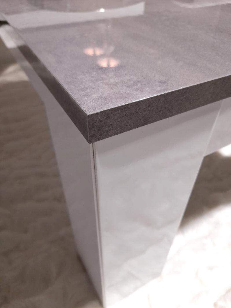 Marknesse Salontafel 126x67cm Wit/Marmer