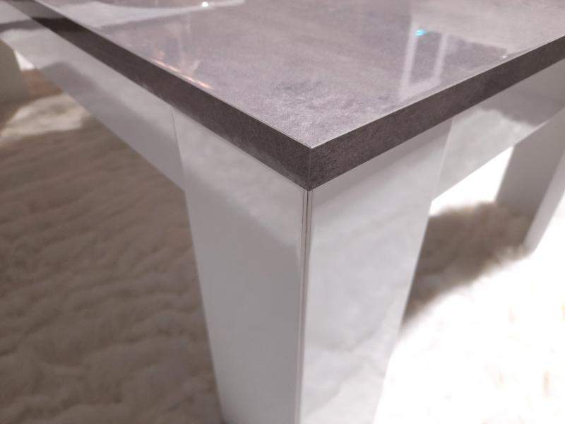 Marknesse Salontafel 126x67cm Wit/Marmer