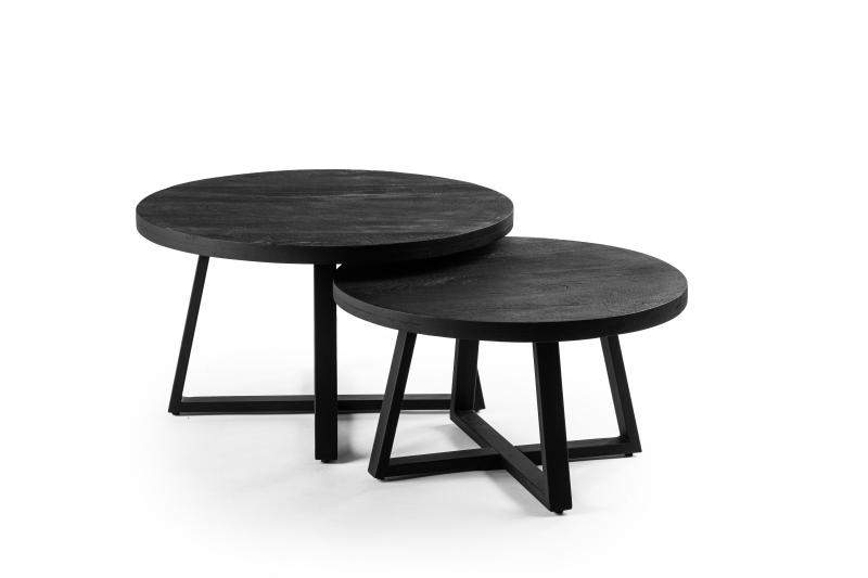 Ronde Salontafel set Flare