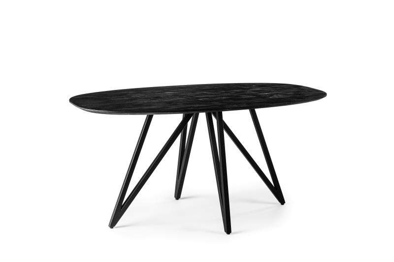 Eettafel Mira Zwart Klein