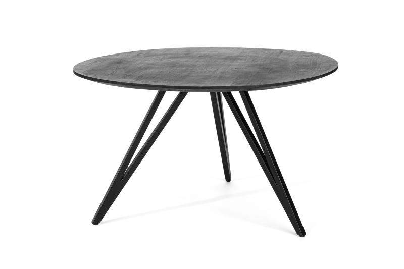Eettafel Rond Leo Zwart