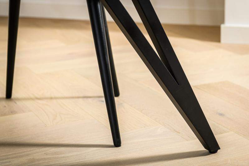 Eettafel Rond Leo Zwart