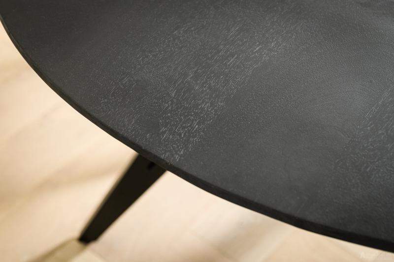 Eettafel Rond Leo Zwart