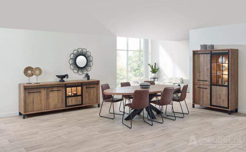 Woonkamerset Alphen Oud Teakhout