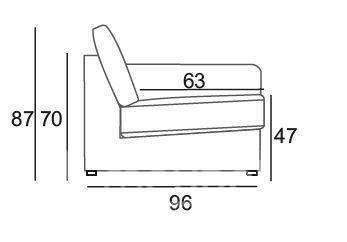 Berlicum 3 zits + Ottomaan