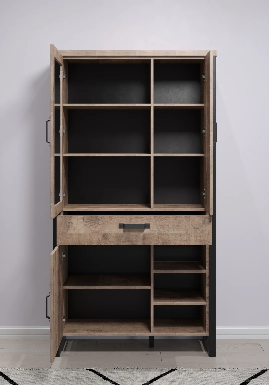Eerbeek Vitrinekast 106cm – foto 4 – A-meubel