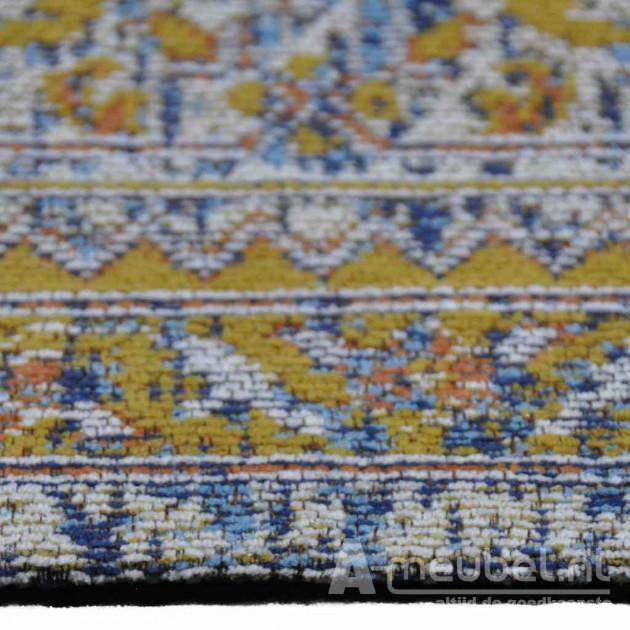 Vloerkleed Norwich Blauw-Goud