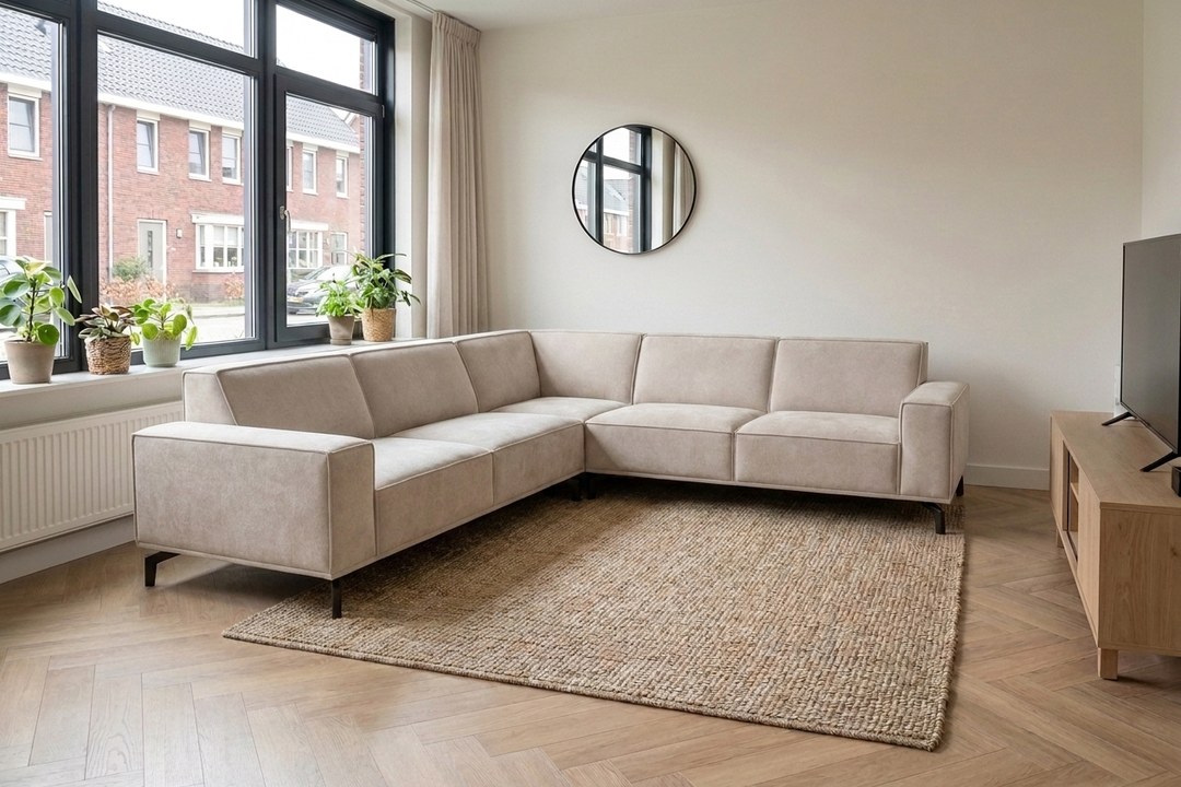 Hoekbank Huizen 2 Zits + Hoek + 2 Zits 255cm – foto 2 – A-meubel