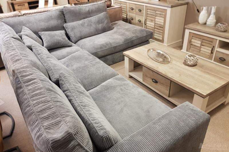 Ijsselstein Ottomaan Groot + 2 + Longchair Rond