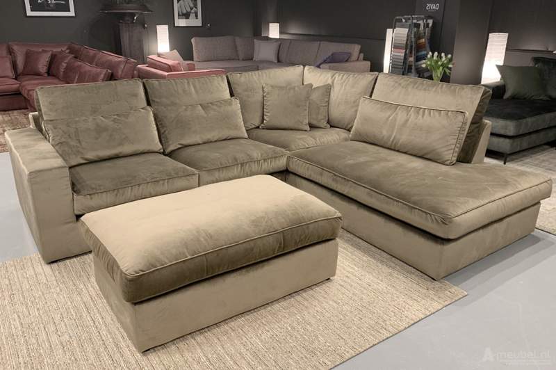 Leusden Ottomaan Klein + 2 + Longchair Rond