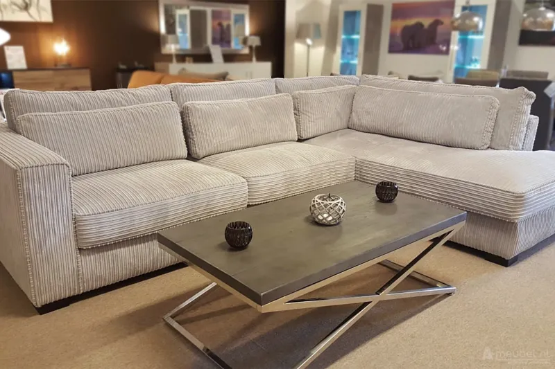 Loungebank Almere 3 zits + Longchair 333cm – foto 2 – A-meubel