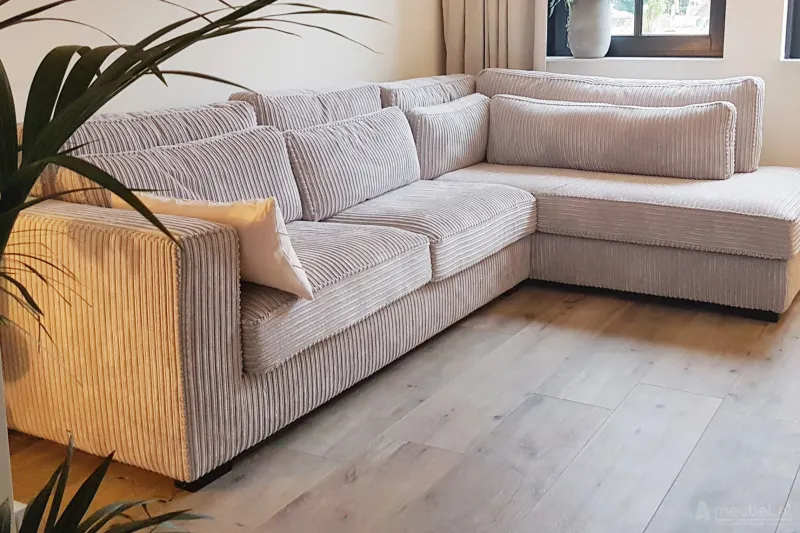 Loungebank Almere 3 zits + Longchair 333cm – foto 4 – A-meubel
