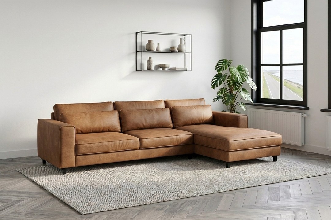 Loungebank Ilpendam 2 Zits + Longchair 292cm – foto 4 – A-meubel