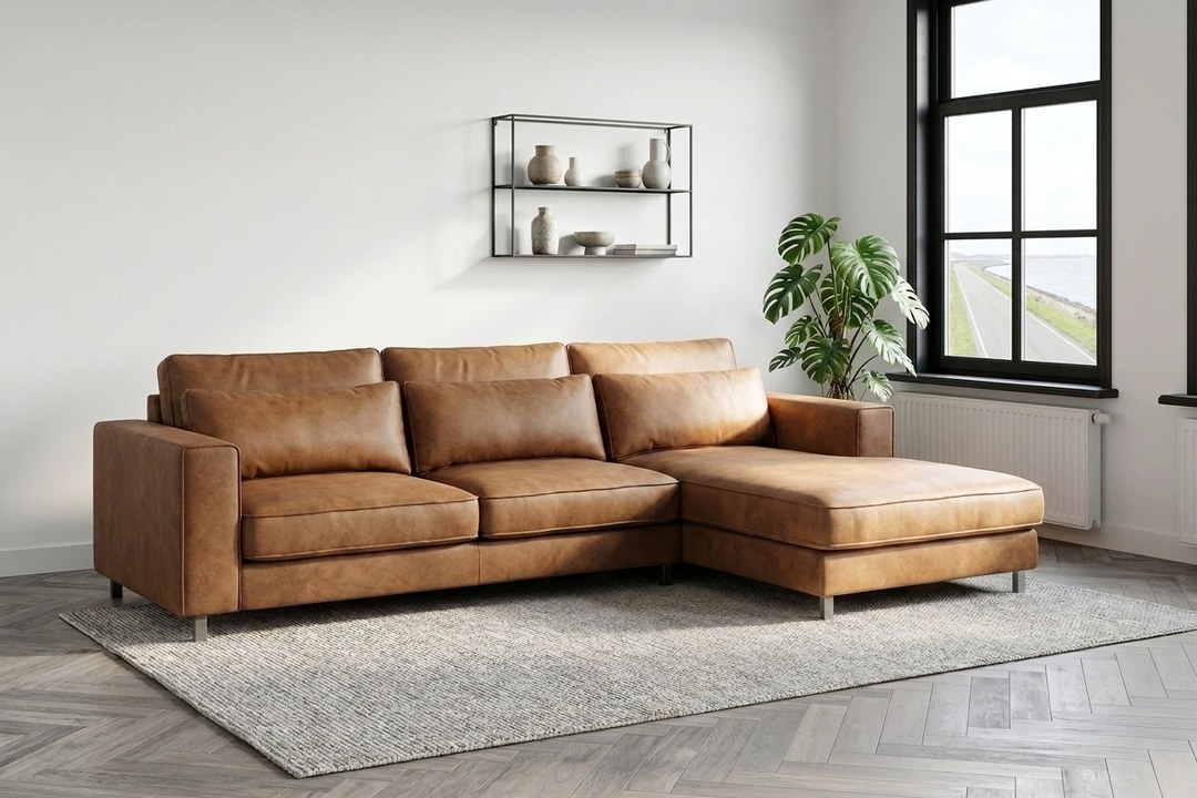 Loungebank Ilpendam 2 Zits + Longchair 292cm – foto 5 – A-meubel