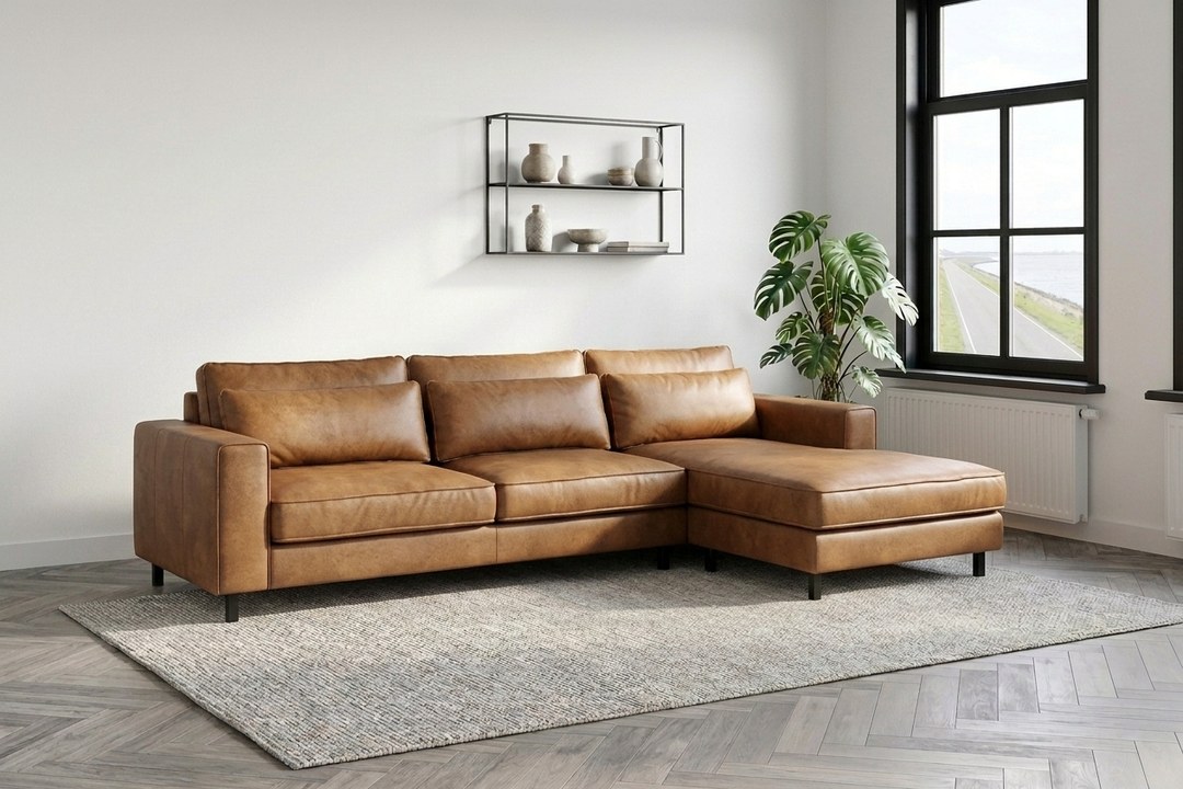 Loungebank Ilpendam 2 Zits + Longchair 292cm – foto 6 – A-meubel