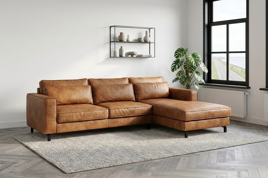 Loungebank Ilpendam 2 Zits + Longchair 292cm – foto 7 – A-meubel