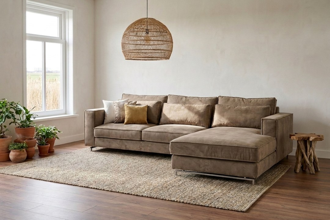Loungebank Indijk 2 Zits + Longchair 292cm – foto 4 – A-meubel