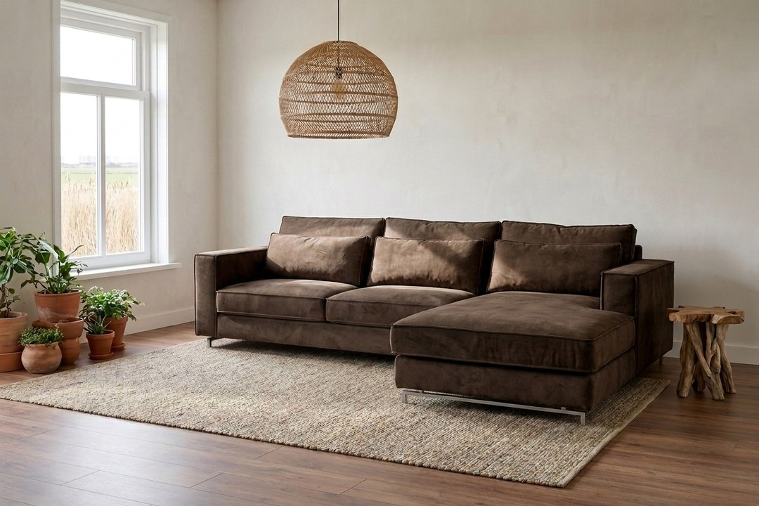 Loungebank Indijk 2 Zits + Longchair 292cm – foto 5 – A-meubel